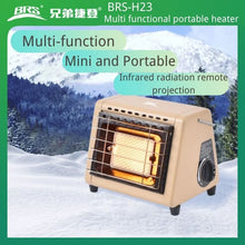 Load image into Gallery viewer, Portable Outdoor Gas Heater Camping Fishing Fish House Warmer Butane Propane Double Burner Heating Stove Infrared Gas Heater
