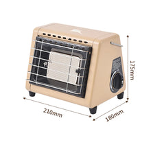 Load image into Gallery viewer, Portable Outdoor Gas Heater Camping Fishing Fish House Warmer Butane Propane Double Burner Heating Stove Infrared Gas Heater
