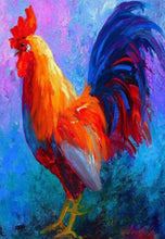 Load image into Gallery viewer, Colorful Red Rooster Full Square Drill Diamond Painting DIY Home Art Project Bird Farm Animal Picture Wall Sticker Ships from USA
