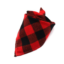 Load image into Gallery viewer, Dog Bandanas Pet Scarf Pet Bandana For Dog Cotton Plaid Washable Clothing Collar Cat Dog Scarf Dog Accessories

