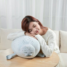 Load image into Gallery viewer, Chubby 3D Novelty Sea Lion Doll Plush Stuffed Toy Angry Blob Seal Pillow Baby Sleeping Throw Pillow Gifts for Kids Girls
