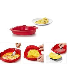 Load image into Gallery viewer, Microwave Silicone Omelette Mould Oven Non Stick Baking Pan Frying Eggs Roll Maker Kitchen Cooking Accessories Baking Tools
