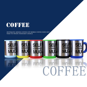 400ml Automatic Self Stirring Coffee Mug Liquid Mixing Stainless Steel Thermal Cup Electric Double Insulated Smart Cup