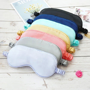 Sleeping Eye Mask Bag Soft Comfort Multicolor Silk Shading Sleep Mask Cover Blindfold Shield Patch Eyeshade Health Sleeping Shield Bag