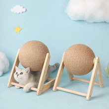 Load image into Gallery viewer, Cat Scratching Ball Toy Kitten Sisal Rope Ball Board Grinding Paws Toys Cats Scratcher Wear-Resistant Pet Furniture supplies
