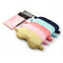 Load image into Gallery viewer, Sleeping Eye Mask Bag Soft Comfort Multicolor Silk Shading Sleep Mask Cover Blindfold Shield Patch Eyeshade Health Sleeping Shield Bag

