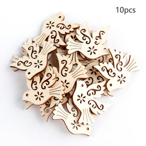 18Pcs/set Rustic Wooden Love Letters Decor Vintage Chic Craft Scrapbook Confetti Wedding Party Table Decorations Valentine's Day