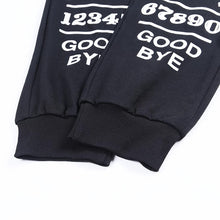 Load image into Gallery viewer, New Punk Grunge Gothic Pants Wegi Board Pentagram Pant Hollow Out Patchwork Trouser Vintage Look Ouija Board Black Trendy Joggers
