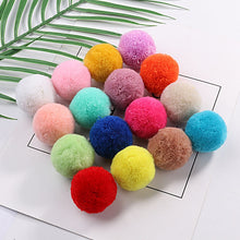 Load image into Gallery viewer, Multi Size Pom 15mm 20mm 30mm 40mm Soft Pompones Fluffy Plush Crafts DIY Pom Poms Ball Furball Home Decor Scarf Sewing Supplies
