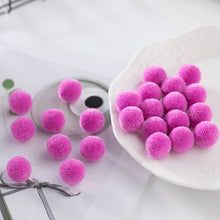 Load image into Gallery viewer, Multi Size Pom 15mm 20mm 30mm 40mm Soft Pompones Fluffy Plush Crafts DIY Pom Poms Ball Furball Home Decor Scarf Sewing Supplies
