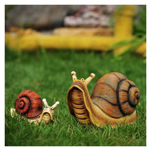 Load image into Gallery viewer, Cute Resin Snail Statue Outdoor Garden Store Bonsai Decorative Animal Sculpture For Home Office Desk Garden Decor Ornament
