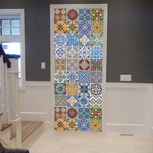 Load image into Gallery viewer, Custom Size Landscape Wood Door Stickers For Living Room Bedroom PVC Self Adhesive Wallpaper Waterproof Renovation Mural Decals
