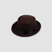 Load image into Gallery viewer, Walter White Style Fedoras Unisex Classic Hat Jazz Cap Gentleman&#39;s Hats Choose Color with Black Wrap
