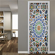 Load image into Gallery viewer, Home Design Door Decals Stickers on Doors DIY Self-adhesive Sticker Door Decorating Waterproof Wallpaper
