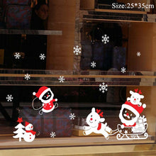 Load image into Gallery viewer, Christmas Window Stickers Christmas Decorations for Home Christmas Ornaments Xmas Party Decor Window Decal
