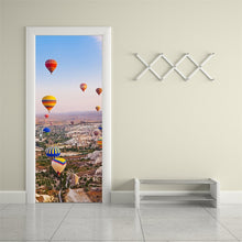 Load image into Gallery viewer, 2Pcs Set Adhesive Decals Door Stickers for Kids Rooms Home Decor Wallpaper 3D Doors Mural Living Room DIY PVC Waterproof Poster
