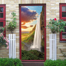 Load image into Gallery viewer, 3D Door Art Decal Sticker PVC Self Adhesive Waterproof Wall Mural Decals Sticker on the Doors DIY Home Designs
