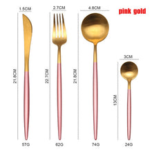 Load image into Gallery viewer, Spklifey Dinnerware Set Stainless Steel Cutlery Set Spoon Fork Knife Western Steel Cutlery Set Kitchen Accessories for Home
