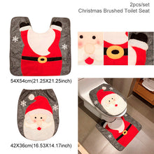 Load image into Gallery viewer, Christmas Decor Flannel Carpet Home Rug Bathroom Doormat Merry Christmas Decor 2021 Navidad Xmas Party Decor Happy New Year
