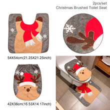 Load image into Gallery viewer, Christmas Decor Flannel Carpet Home Rug Bathroom Doormat Merry Christmas Decor 2021 Navidad Xmas Party Decor Happy New Year

