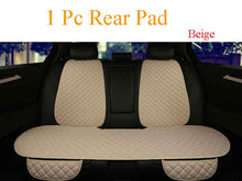 Load image into Gallery viewer, Large Size Flax Car Seat Cover Protector Linen Front or Rear Seat Back Cushion Pad Mat Backrest for Auto Interior Truck Suv Van
