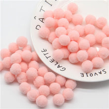 Load image into Gallery viewer, Mini Pompom Mixed Soft Round Pompones Balls Fluffy Pom Pom for Kids DIY Garment Handcraft Craft Supplies 8/10/15/20/25/30mm
