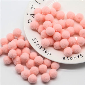 Mini Pompom Mixed Soft Round Pompones Balls Fluffy Pom Pom for Kids DIY Garment Handcraft Craft Supplies 8/10/15/20/25/30mm