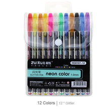 Load image into Gallery viewer, 48 Colors Gel Pen Set Drawing Painting Colored Glitter Art Marker Pens School Student Office Writing Stationery Gifts Supplies

