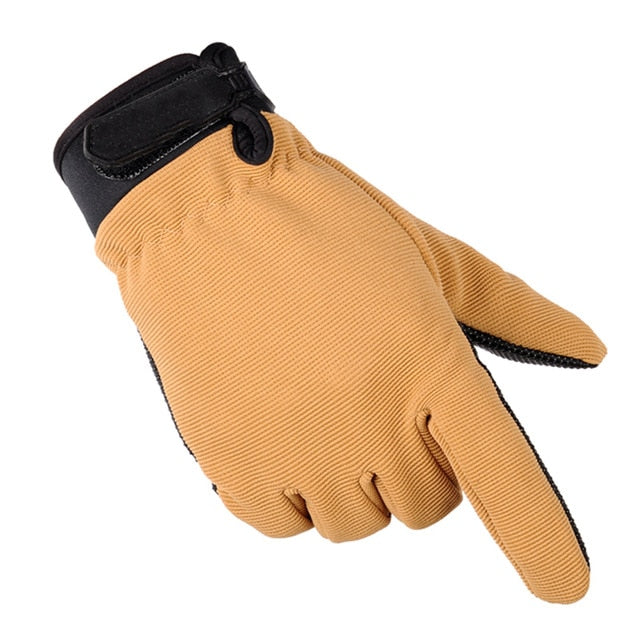 Men's Tactical Gloves Light Breathable Spring And Summer Riding Gloves Bicycle Non-slip Full Finger And Half Finger Gloves Lady