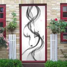 Load image into Gallery viewer, DIY 3D Decorative Wall Papers For The Door Stickers Waterproof Vinyl Design Self Stick View Door Posters
