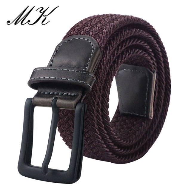Metal Pin Buckle Canvas Belts for Men Military Tactical Fashion Strap Male Tight Braided Belt for Pants Jeans Male Fashion Choose Color