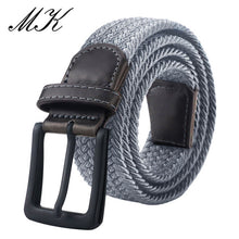 Load image into Gallery viewer, Metal Pin Buckle Canvas Belts for Men Military Tactical Fashion Strap Male Tight Braided Belt for Pants Jeans Male Fashion Choose Color
