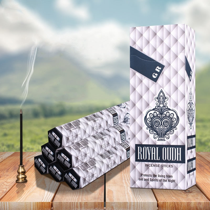 Big Box India Incense Royal Oudh Aroma Diffuser Sticks Home Scent Stick Aromatherapy Aromatizer Incense Stick Indoor Household