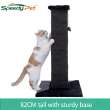 Load image into Gallery viewer, Dropshipping 82 CM Cats Ultimate Scratching Post 100% NATURAL durable sisal Cat Tree For Kittern Cat climbing frame Tower Condo
