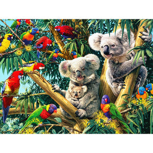Koala 5D Diamond Painting DIY Full Drill Square Round Diamonds Cross Stitch Embroidery Rhinestone Painting Home Decor