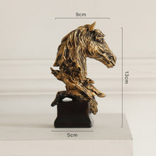 Load image into Gallery viewer, Sculpture Horse Head Abstract Ornaments Decoration For Home Handcrafts Figurine Miniature Model Desk Decor Accessories Statue
