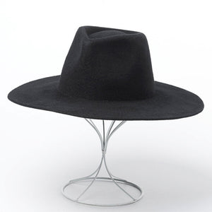 Classical Wide Brim Porkpie Fedora Hat Camel Black 100% Wool Hats Men Women Crushable Winter Hat Derby Wedding Church Jazz Hats