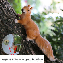 Load image into Gallery viewer, Simulation Squirrel Statue Garden Decoration Outdoor Lawn Tree Hanging Sculpture Home Gardening Animal Statue Garden Decor Craft
