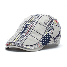 Load image into Gallery viewer, Vintage Cotton Beret Cap Mens Ivy Hat Duckbill Visor Cabbie Hats Summer Flat Caps Newsboy Caps
