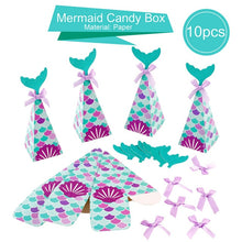 Load image into Gallery viewer, Romantic Little Mermaid Party Supplies Mermaid Birthday Party Favors First Birthday Girl Party Mermaid Decor Baby Shower
