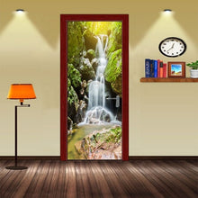 Load image into Gallery viewer, DIY Self-adhesive Natural Scenery Door Wallpaper Home Decor Waterproof Removable Poster Stickers on the Doors Wall Decal
