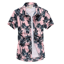 Load image into Gallery viewer, Colorful Patchwork Printed Hawaiian Style Beach Shirt for Men Short Sleeve Comfortable Shirts
