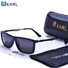 Load image into Gallery viewer, Polarized Men Luxury Brand Aluminum Square Frame Driving Sunglasses Onfleck
