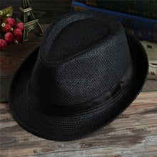 Load image into Gallery viewer, Straw Hat Men Retro Casual Sun Hat Spring Summer Autumn Beach Breathable Cap
