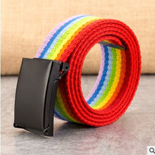 Load image into Gallery viewer, Multicolor New Fashion Unisex Waist Belt Waistband Casual Canvas Belts Multi-Color
