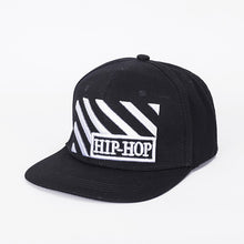 Load image into Gallery viewer, Embroidered Hip Hop Cap Indoor Outdoor Casual Headwear Baseball Caps for Sun Stylish Unisex Flat Brim Snapback Caps

