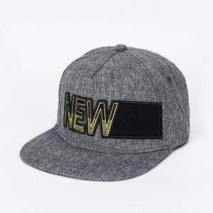 Embroidered Hip Hop Cap Indoor Outdoor Casual Headwear Baseball Caps for Sun Stylish Unisex Flat Brim Snapback Caps