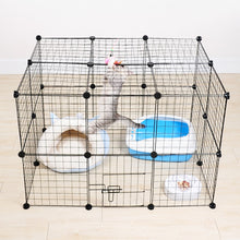 Load image into Gallery viewer, 10PC Foldable Pet Playpen Iron Fence Crate Puppy Kennel House Exercise Training Puppy Space Dog Gate Pet Supplies
