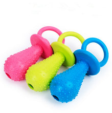Load image into Gallery viewer, Pet Rubber Pacifier Dog Toy Spiked Rubber Soother Pet Dog Cat Puppy Elastic Dog Teeth Chew Toys for the Chewer
