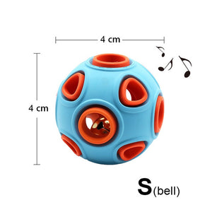 Best Interactive Dog Toys Funny Pet Ball Dog Chew Toy For Dogs Ball Holds Food Rubber Toy Balls Pets Supplies Smart Dog Toy